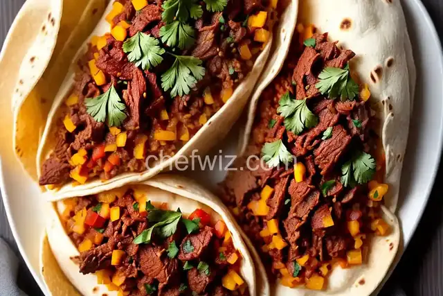 Mexican-Style Burritos With Machaca Guisada (Braised Dried-Beef) Recipe