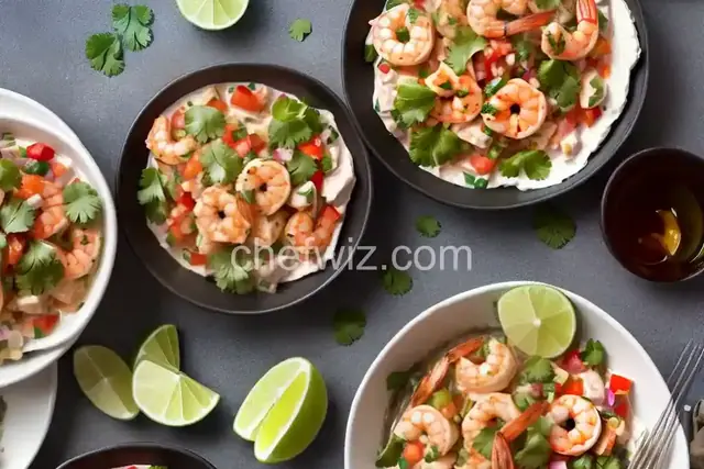 Mexican Style Shrimp Ceviche