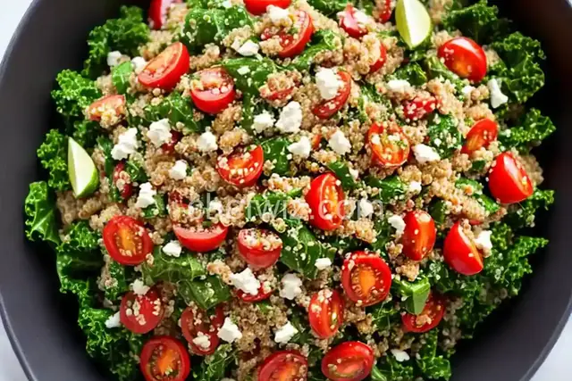 Mexican(ish) Kale & Quinoa Salad