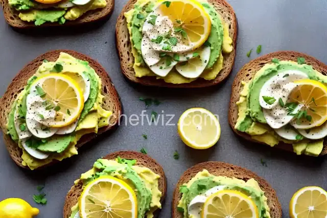 Meyer Lemon Avocado Toast