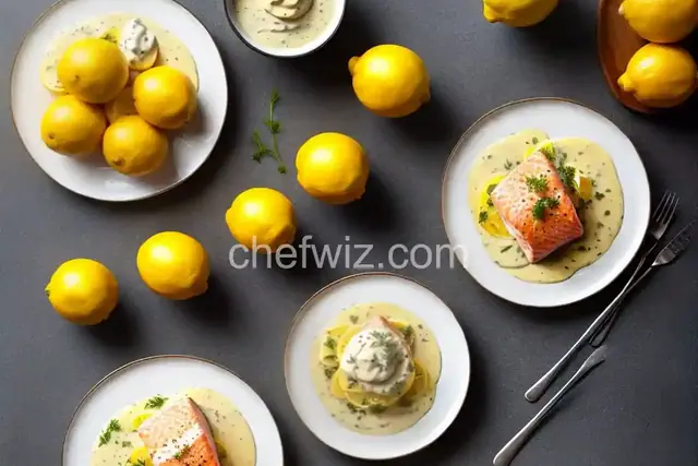 Meyer Lemon Cream Sauce for Salmon
