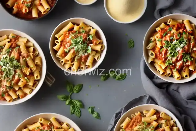 Mezzi Rigatoni with Yellow Tomato Sauce