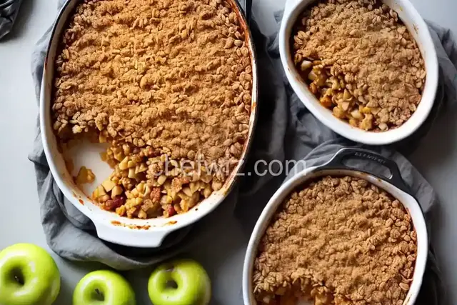 Microwave Apple Crisp