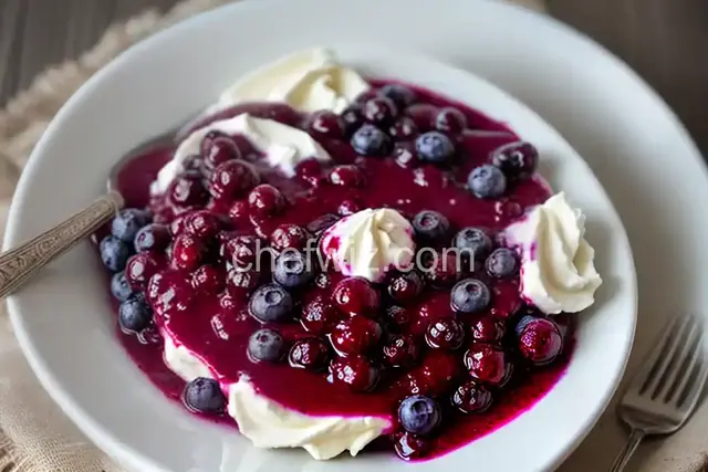Microwave Blueberry Sauce