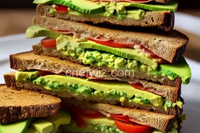 Midnight Snack Avocado Sandwich