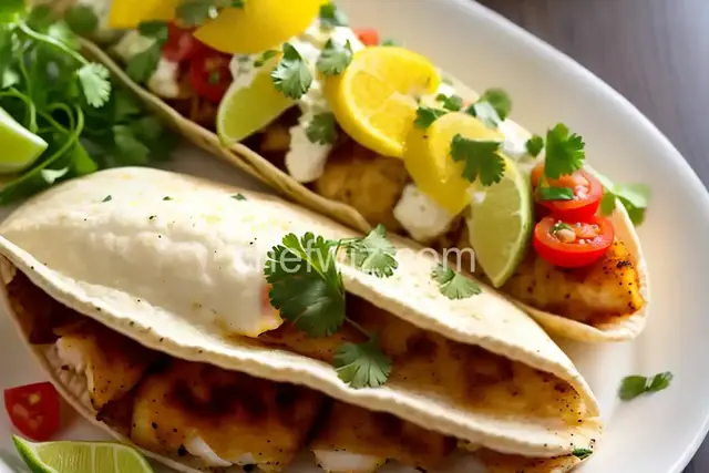 Mike's Baked Haddock Fish Tacos