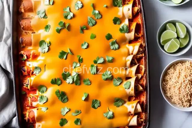 Mild Cheesy Chicken Enchiladas