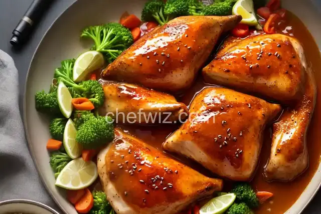 Mildly Sweet Whiskey Chicken
