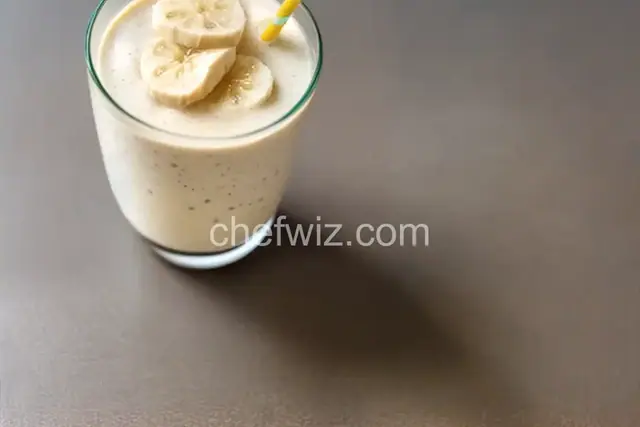 Milk Banana Smoothie