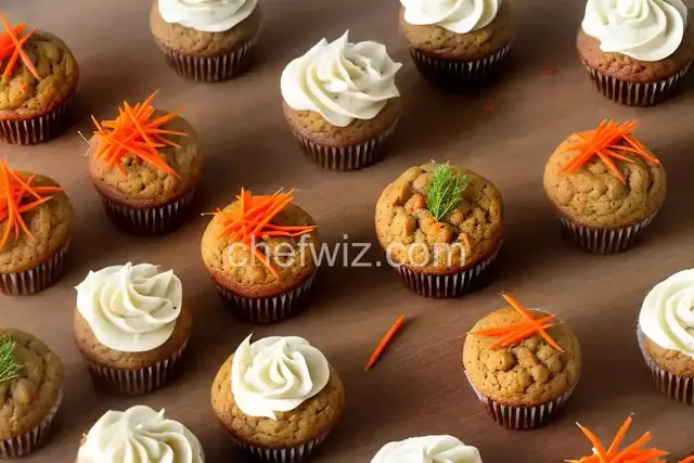Mini Carrot Cupcakes