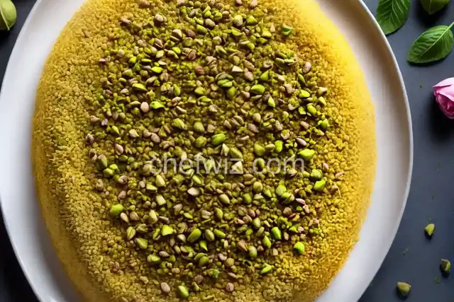 Mini Knafeh With Rose and Pistachio