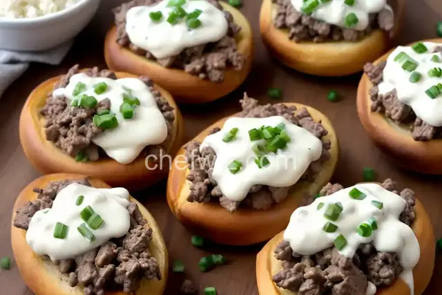Mini Philly Cheesesteaks