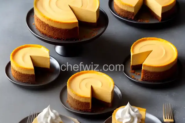 Mini Pumpkin Cheesecake