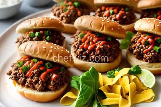 Mini Sloppy Joes with Pulled Pork