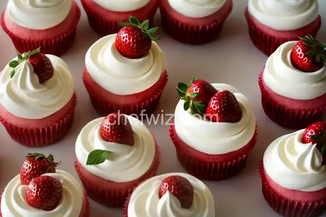 Mini Strawberry Princess Cakes