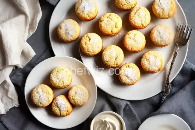 Mini Vanilla Scones with Vanilla Bean Glaze
