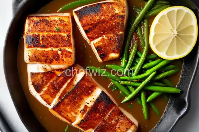 Miso-Glazed Broiled Halibut