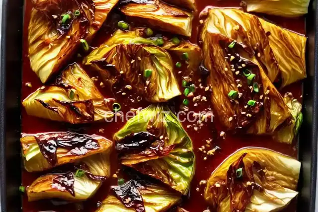 Miso-Glazed Cabbage
