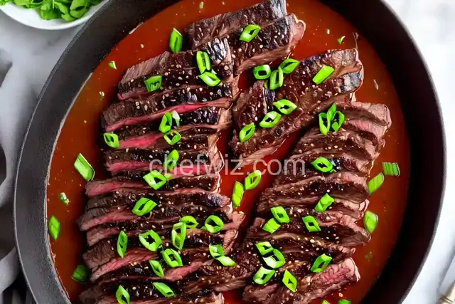 Miso-Glazed Skirt Steak