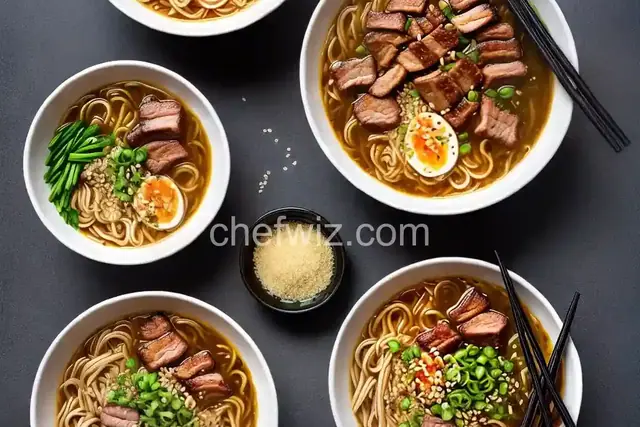 Miso Ramen With Crispy Pork and Burnt Garlic-Sesame Oil Recipe