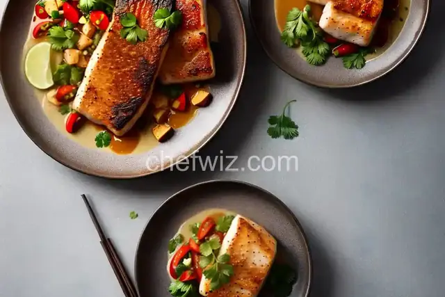 Miso and Soy Chilean Sea Bass