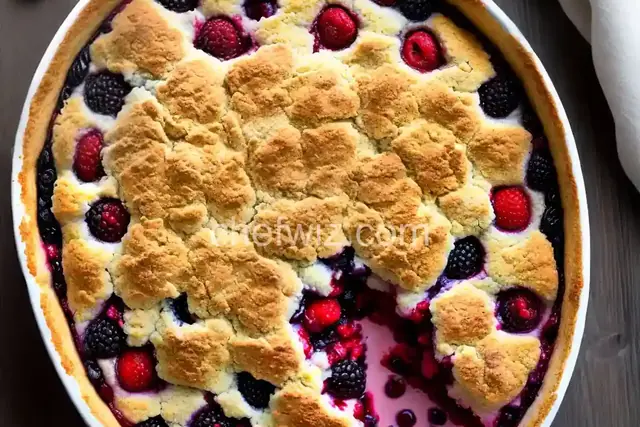 Mixed Berry Cobbler