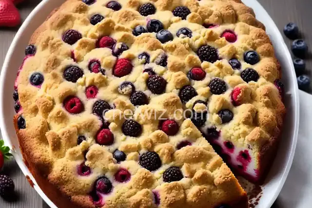 Mixed Berry Coffee Cake
