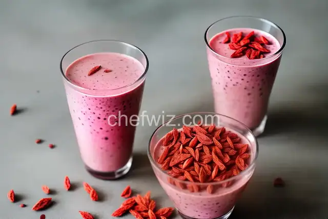 Mixed Fruit Smoothie with Goji Berries
