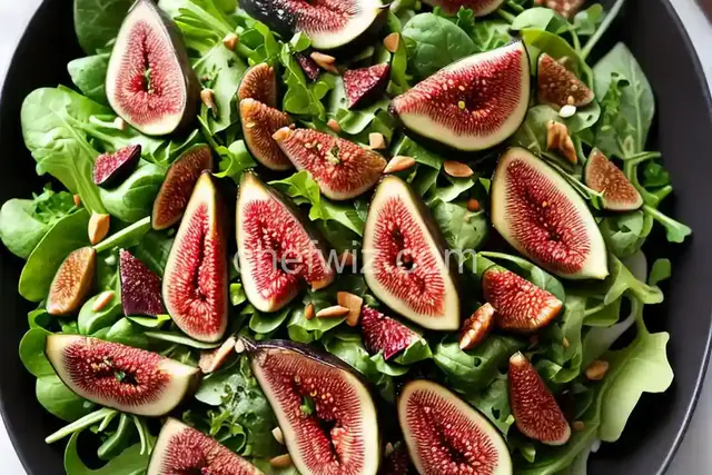 Mixed Greens Salad with Figs and Herbs