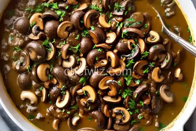 Mixed-Mushroom and Tarragon Gravy