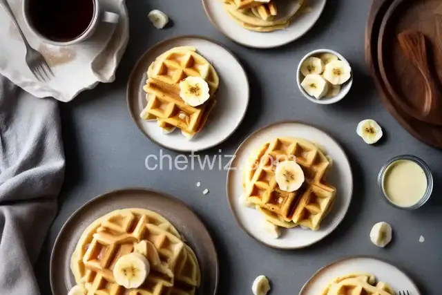 Mochi Waffles With Maple–Brown Butter Bananas