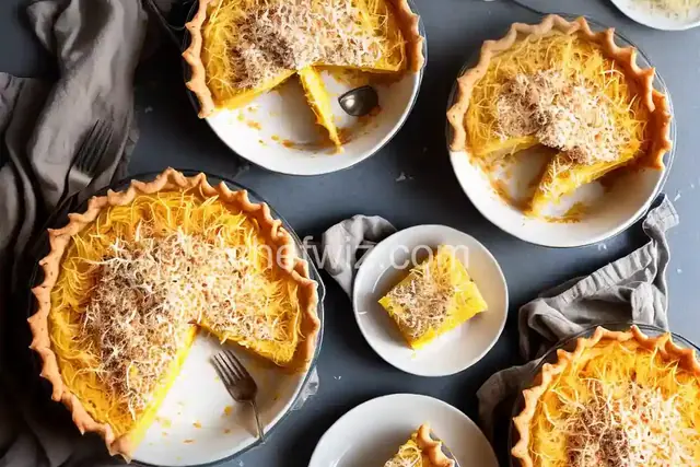 Mock Coconut Pie (Spaghetti Squash Pie)