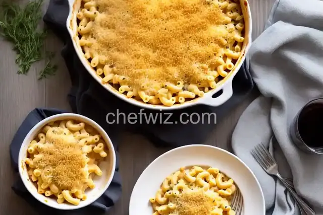Modern Baked Mac and Cheese With Cheddar and Gruyère