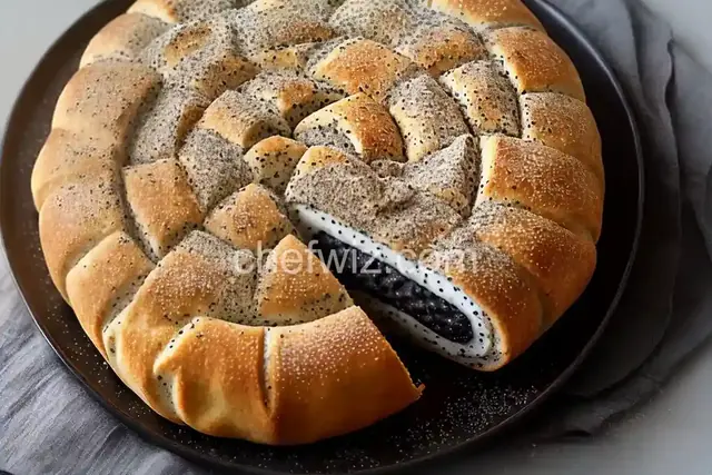 Mohnstriezel (German Poppy Seed Roll)