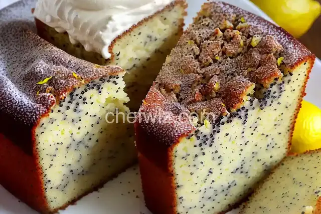 Moist Lemon Poppy Seed Cake
