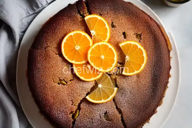 Moist Orange Cake with Olive Oil