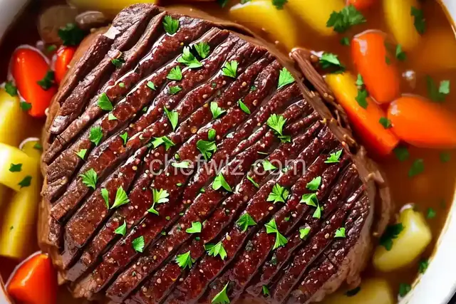 Moist Slow Cooker Roast Beef Without Vegetables