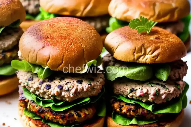 Moist Spicy Turkey Burgers