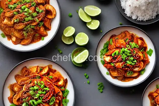 Moist and Spicy Squid Kimchi Tossed With Gochugang