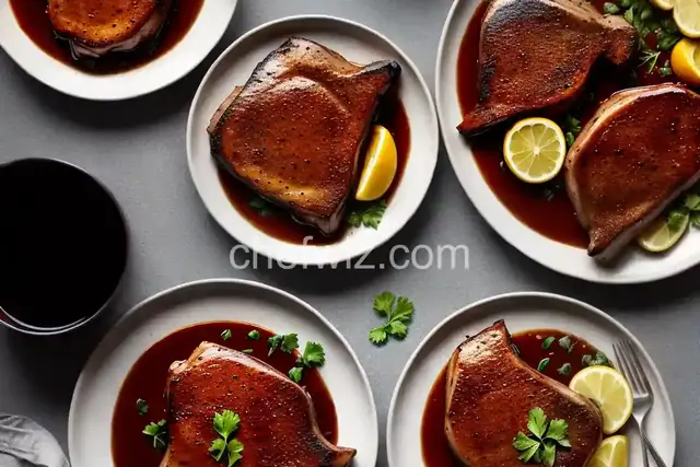 Molasses Brined Pork Chops