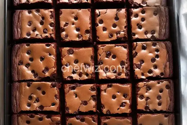 Molten Chocolate Chunk Brownies
