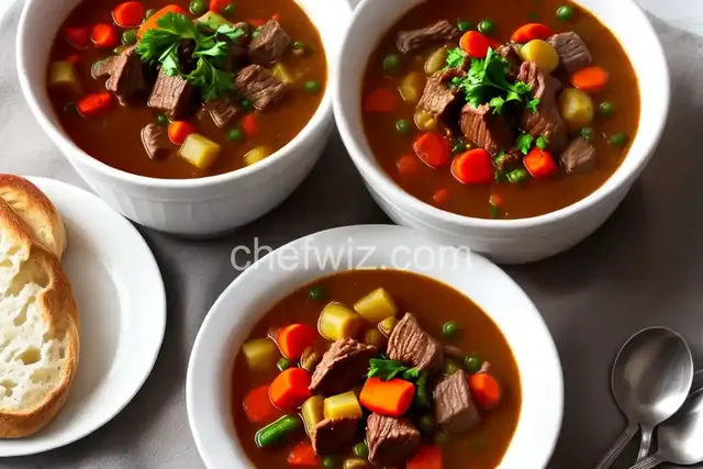 Mom and Micki's Beef Shank Vegetable Soup