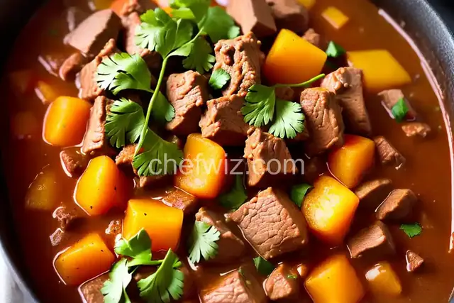 Mom's Carne Guisada