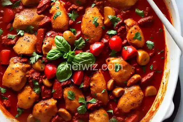 Mom's Chicken Cacciatore