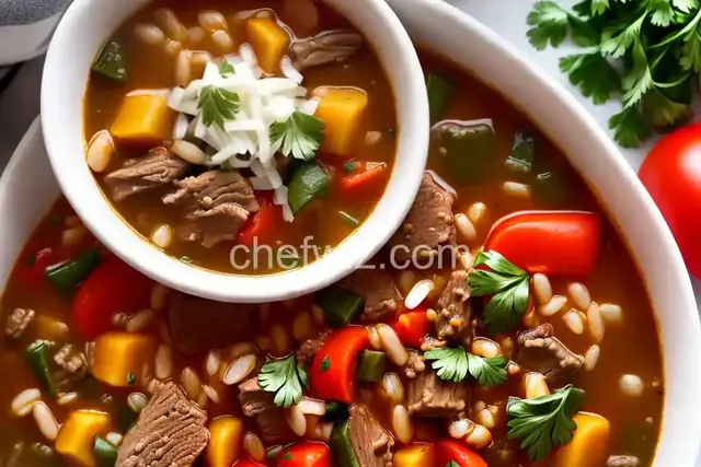 Mom's Italian Beef Barley Soup