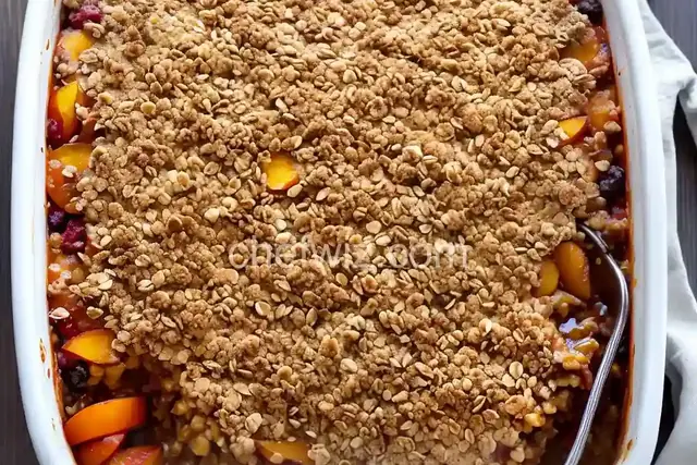 Mom's Peach Crisp