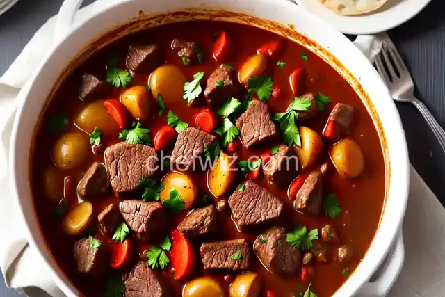 Mom's Portuguese Beef Stew