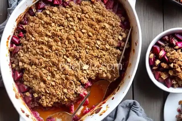 Mom's Rhubarb Crisp