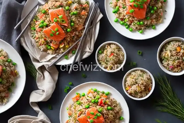Mom's Smoked Salmon Fried Rice