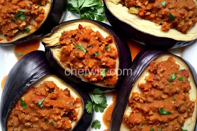 Mom's Stuffed Eggplant
